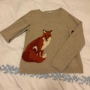 Garnet Hill Wool Fox Sweater